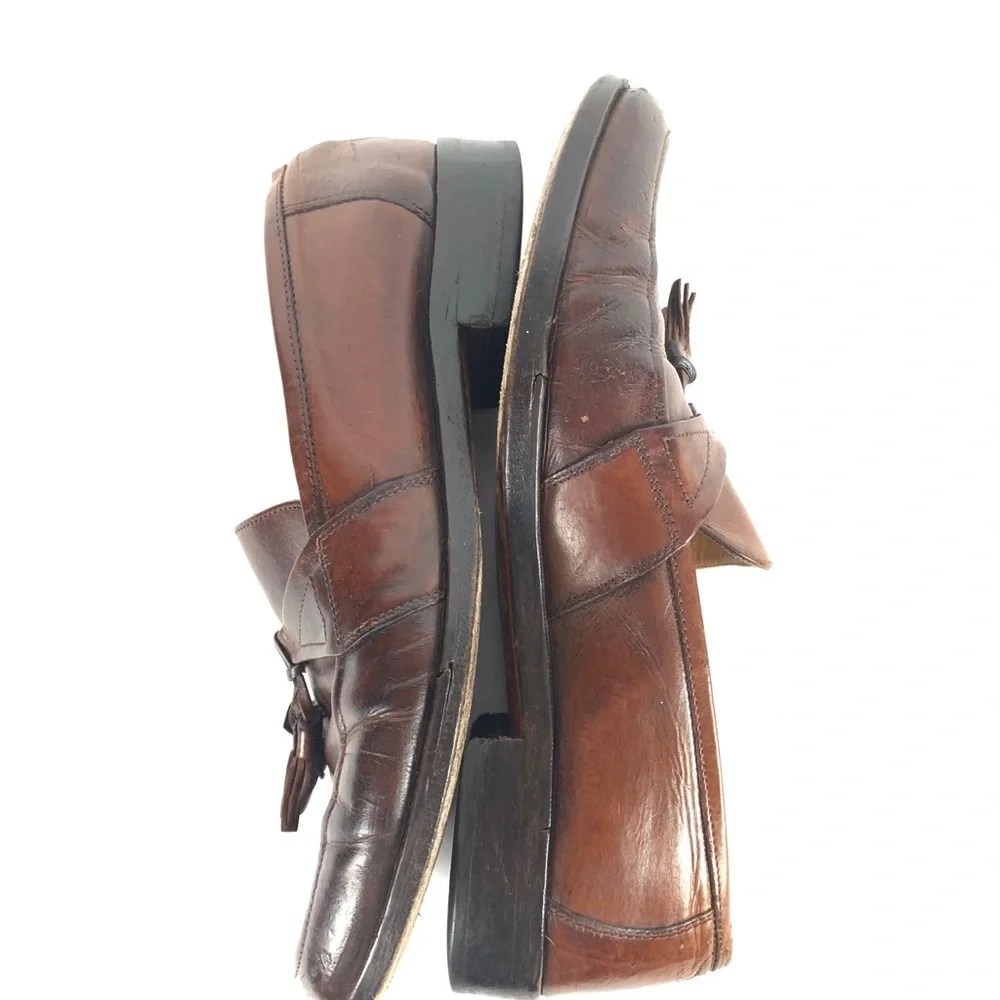 Johnston & Murphy Leather Tassel Loafer 8.5M